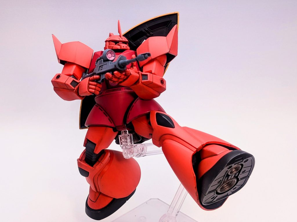 合わせ目は気になる部分だけ消しましたがちょっと適当。一応全塗装です