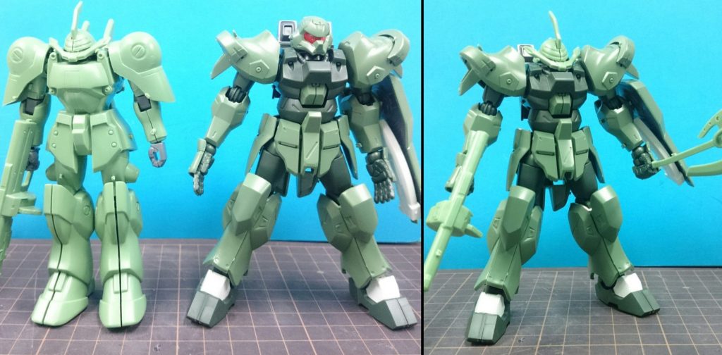 宇宙用ジャハナムをベースに。Twitterでやられている方が居たのでマネさせてもらいました。頭を変えただけでもイケちゃうくらい違和感無いです。なんか名前も似てるし。