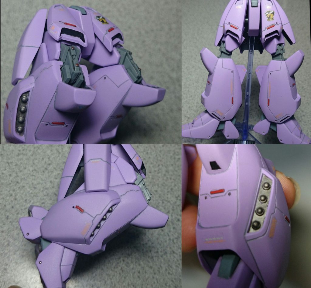 脚部はコトブキヤのhips関節を仕込みました。