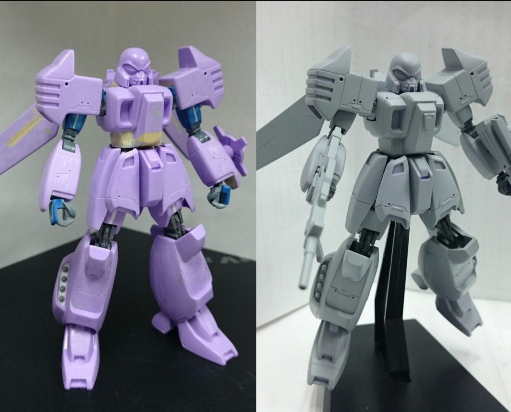 サフ前と、サフ後。Vガン、ザンスカール勢もHGUC化してほしいですね。