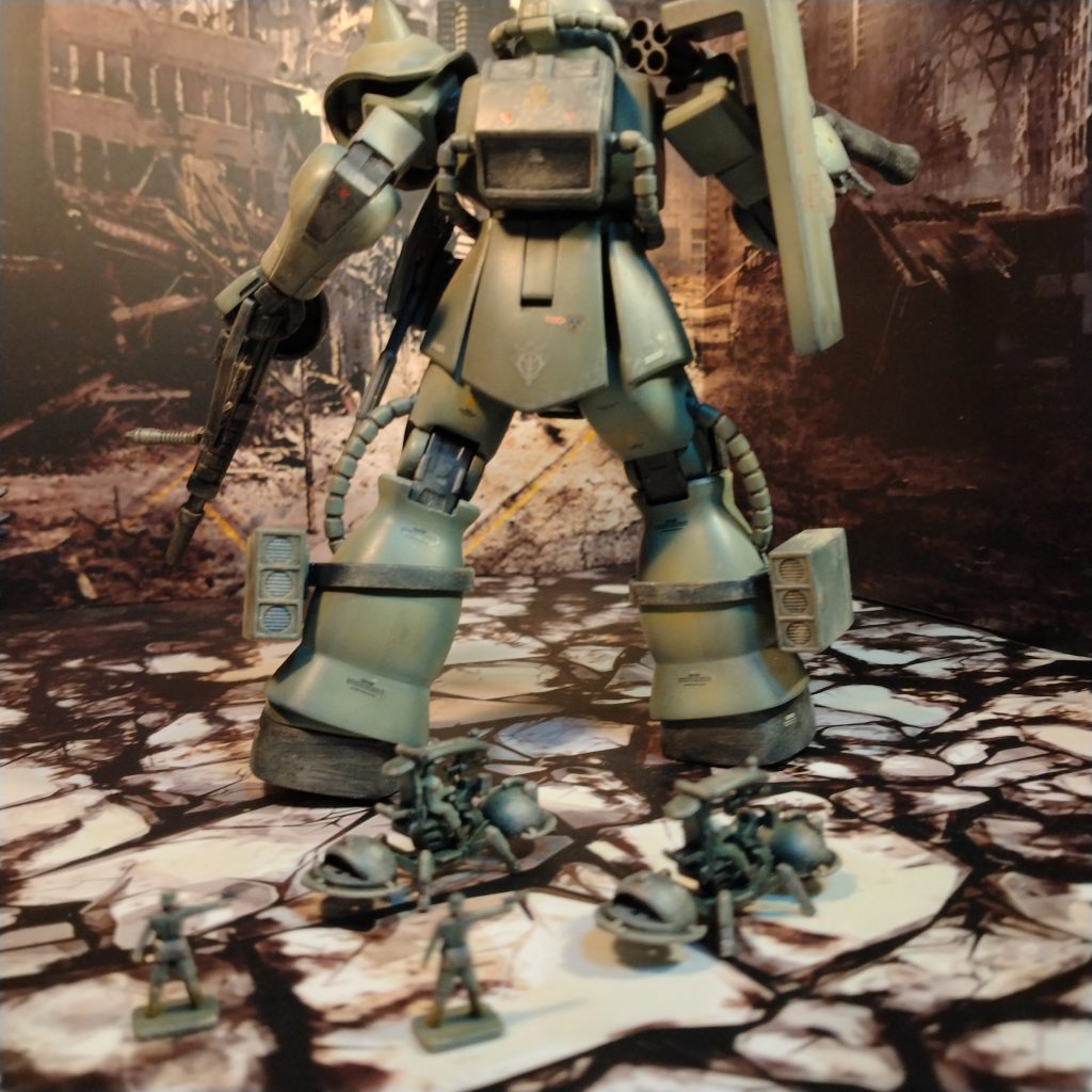 こちらジオン兵も老眼殺しでした😄こちらはワッパなるホバーもありましたが!これは初めて触りました!😀