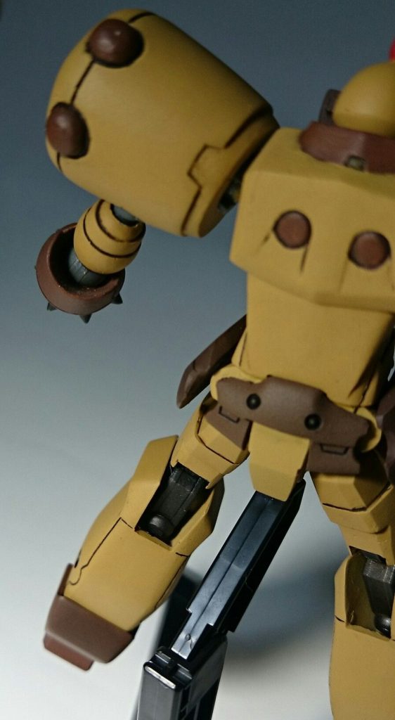 腕周りはホビーベースの関節技、肘関節はコトブキヤの球体関節に交換してます。