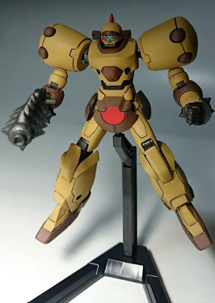 HG化される前の2014年に製作しました。塗装は缶スプレー