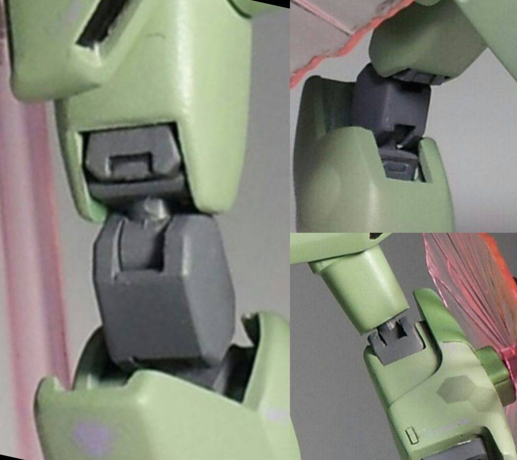 関節はコトブキヤのWジョイントを使用。今であればHGUC F91にしていた事でしょう。