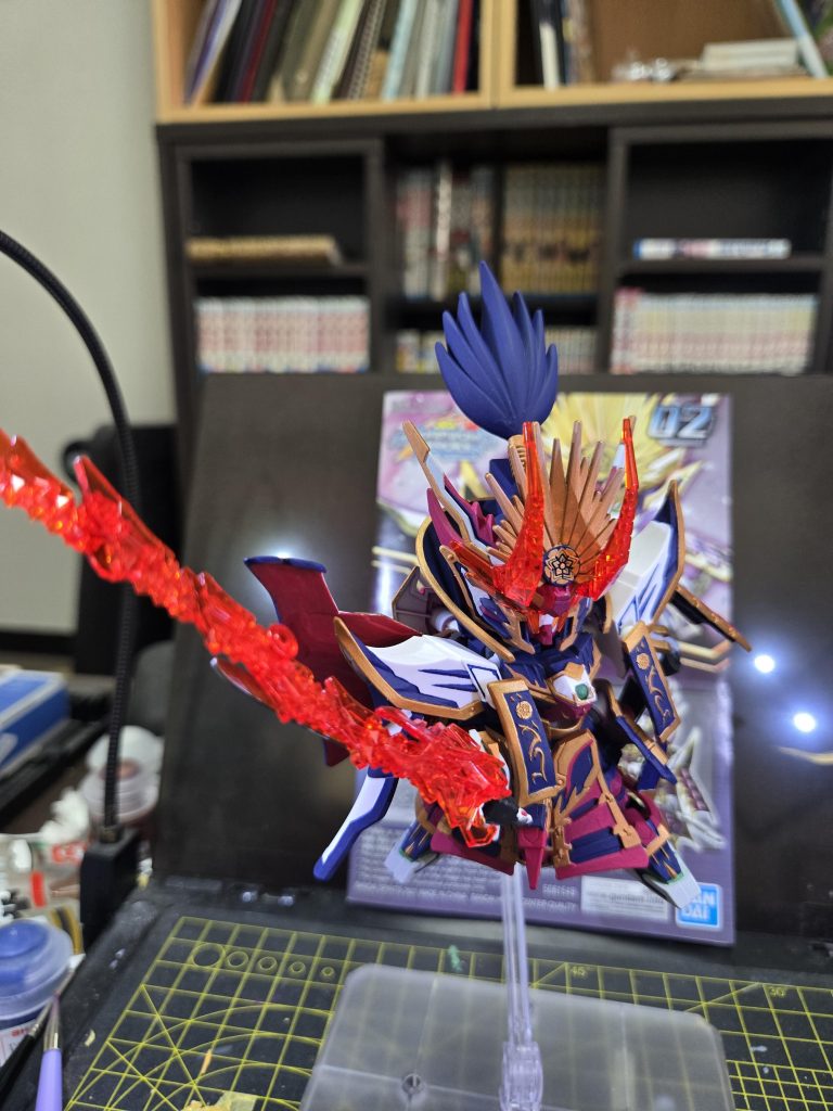 かっこいいい(gandam-hand2)(笑)けど色々と部材が無くなってしまって次は色々と購入後になります～(zaku-kao4) ではまたぁ～✌