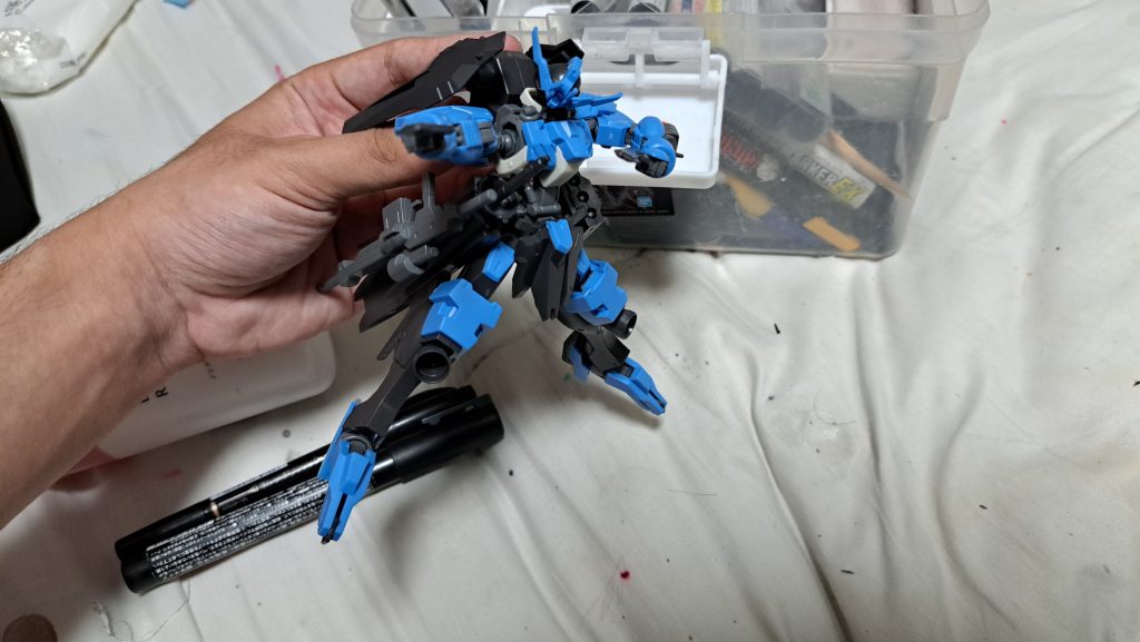 素組みでガンカタ、やはり二丁拳銃はロマン…