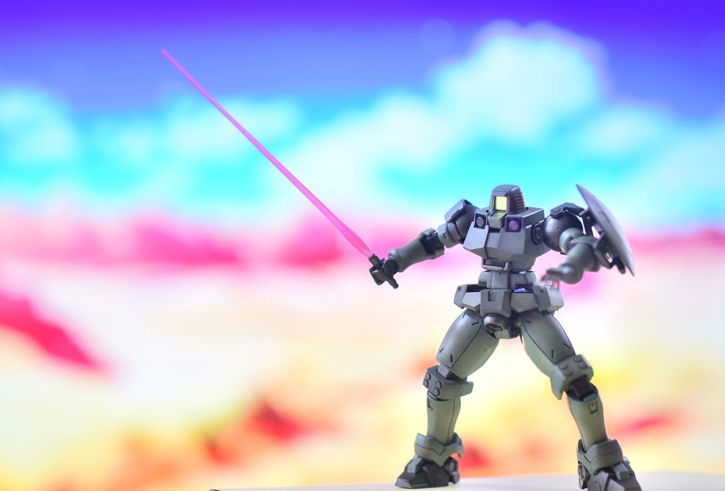 いわゆる「ヤラレメカ」の量産機なのに、この格好良さ！