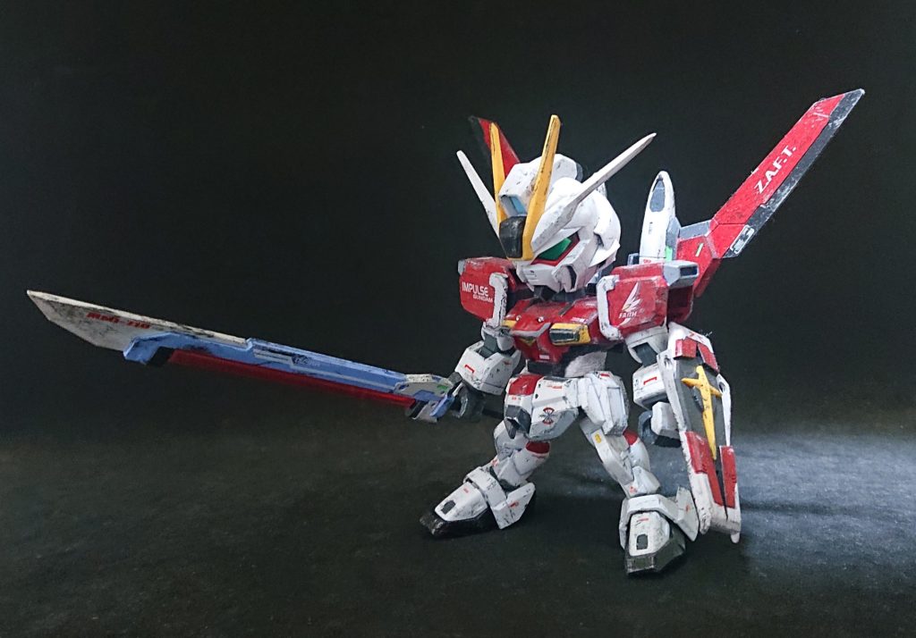 SD ソードインパルスガンダム–2枚目/制作者：katana