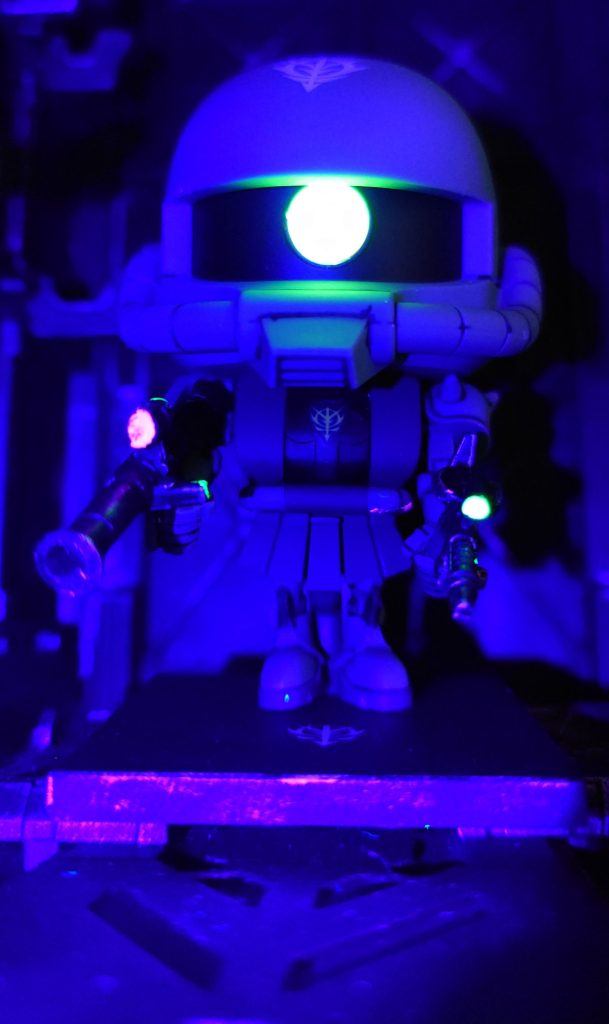 ザクプラくん「ザクプラ! 発進する!」バズーカは砲口をピンバイスで開口してますよ