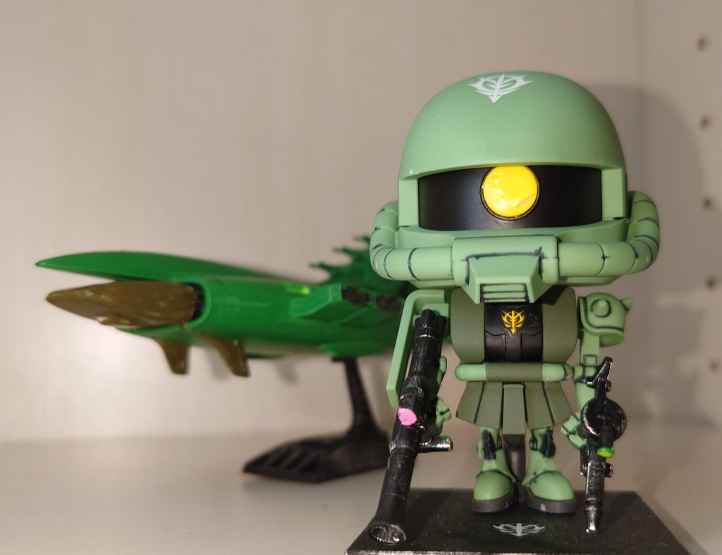 ザクプラくんと撮影