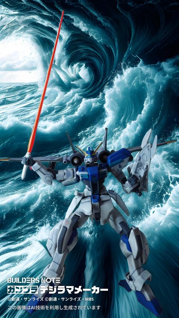 逆巻く波濤が大迫力