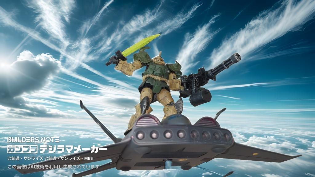 　大空背景が爽快です