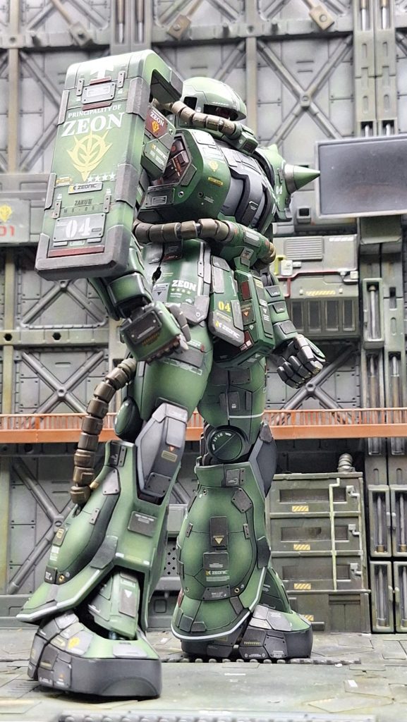 なんちゃてRG？ザク…(MGです)–4枚目/制作者：マ～房