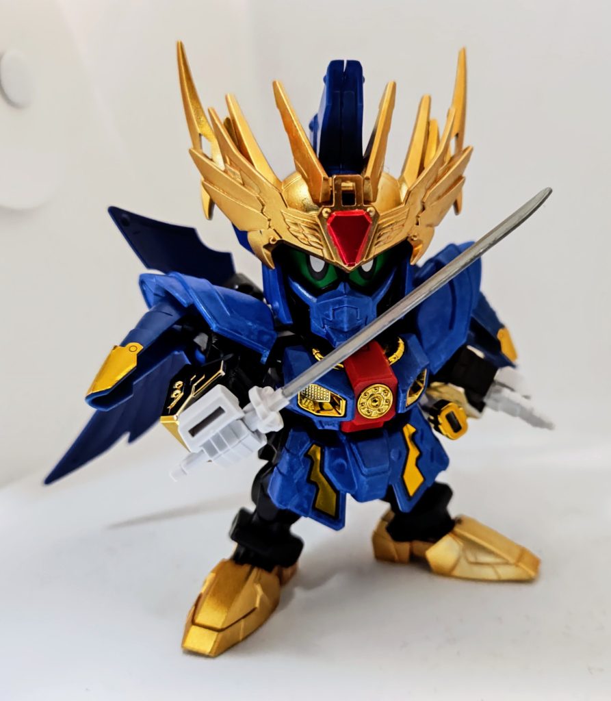 本当は曹丕の頭を使いたかったのですが、可動が狭くなるので二代目様の頭を使用。