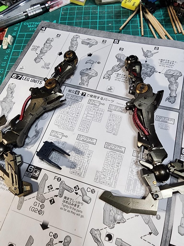 脚ももうちょっと色分けしてみりゃよかったなぁと少し後悔。