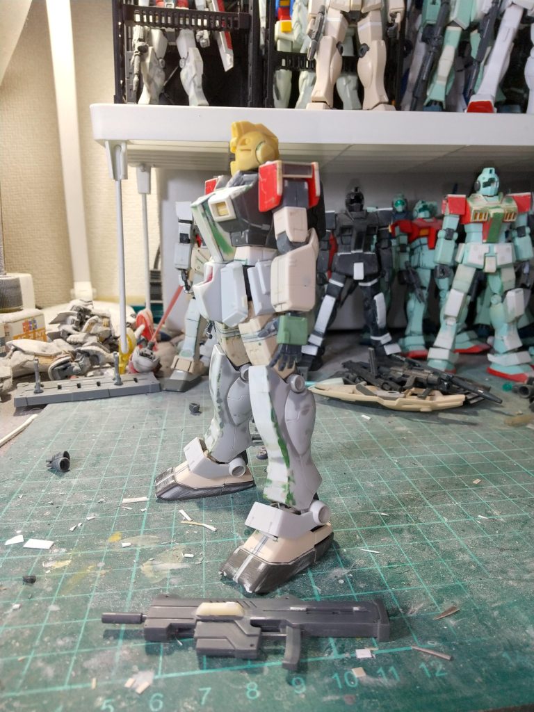 頭部は寒冷地仕様を利用したオリジナルのを複製