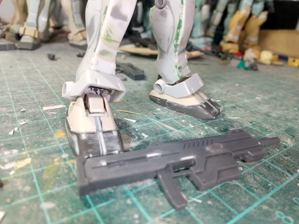 足首関節を増設