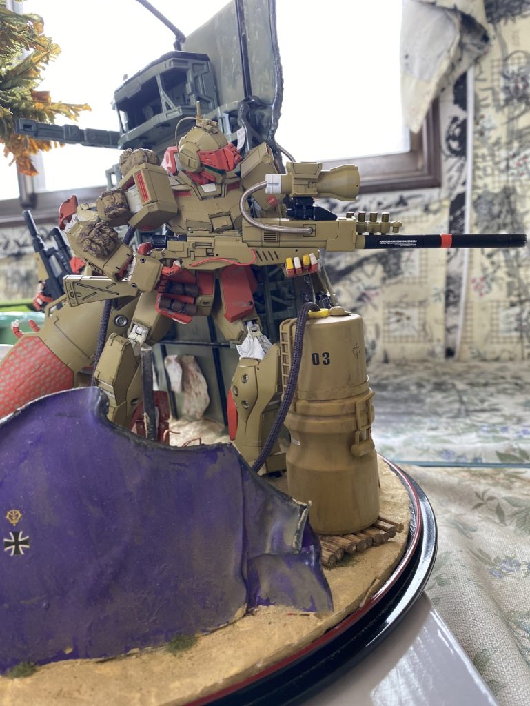 ライフルは少し改造して大型化してます実弾設定です