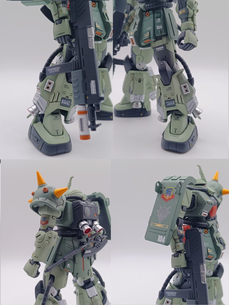 カラーリングは、キマイラ隊の一般平用パーソナルカラーは貰えないけど腕は良い見たいな感じです。