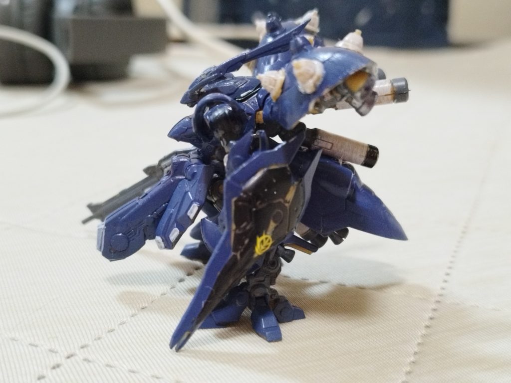 今回は初めてのアーティファクトなので下手ですが気にしないでください！自分の好きなティターンズカラーでの塗装です✨塗装がかなり楽しくて時間を忘れて塗装してましまた