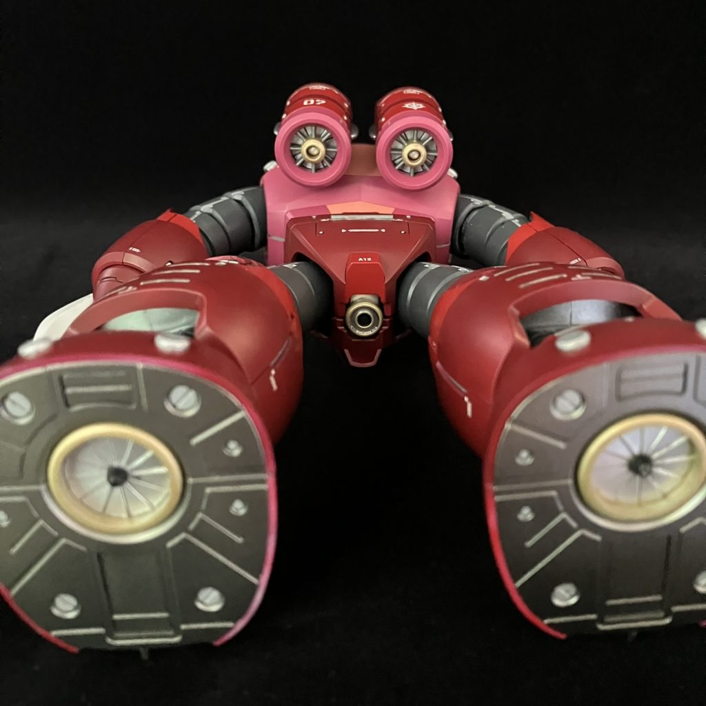 ちょっと筆塗りで塗り分けました。