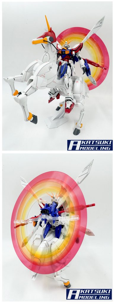 RG 1/144 　GF13-017NJ II ゴッドガンダム　+ 風雲再起　–2枚目/制作者：アカツキモデリング