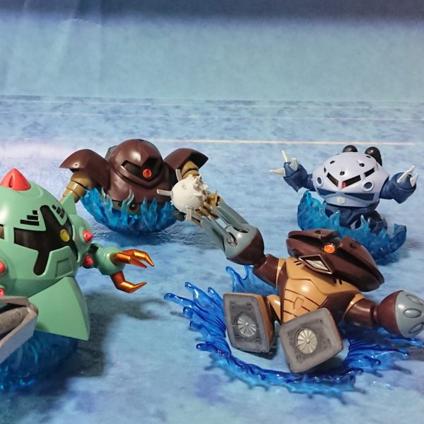 BB戦士 ズゴック、ゴッグ&アッガイ&ゾック