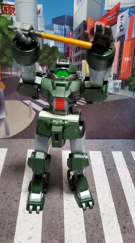 はい、そこのティックバラン停まって下さい。許可証はありますか?ここを通るには許可証が必要ですよ。