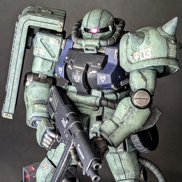 【筆塗り全塗装】HGUC MS-06F-2 ザクII