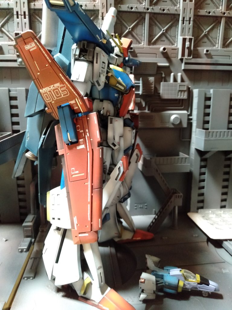 下には”ルー・ルカ専用”にしたコアファイター、本体にはちゃんと