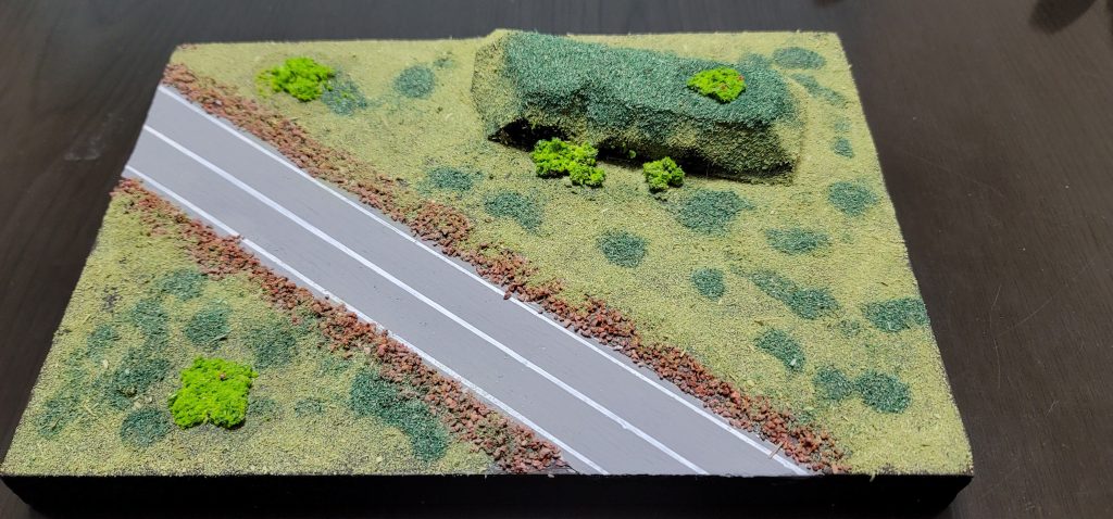 DAISOで素材を揃えて、ジオラマベースを作成