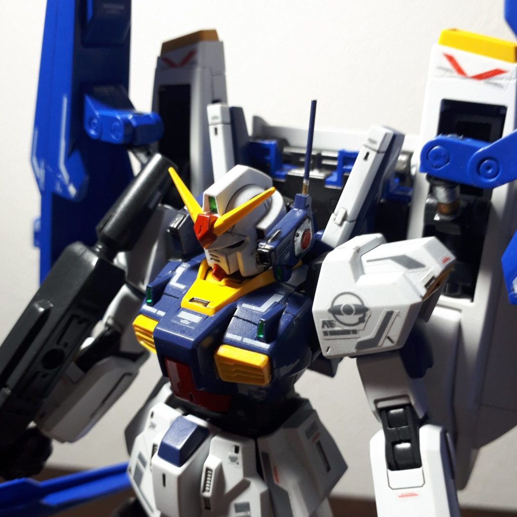 値下げ依頼お気軽にください!　トミーテック　スーパードルフィン　改造 RX-178+FXA-05D スーパーガンダム｜よっちゃん@さんのガンプラ作品