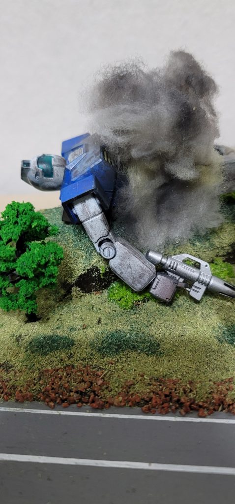 撃破されてしまったジム(gundam-kao9)