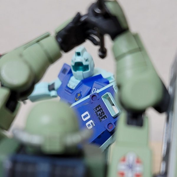 ジムVSザク　ジオラマ