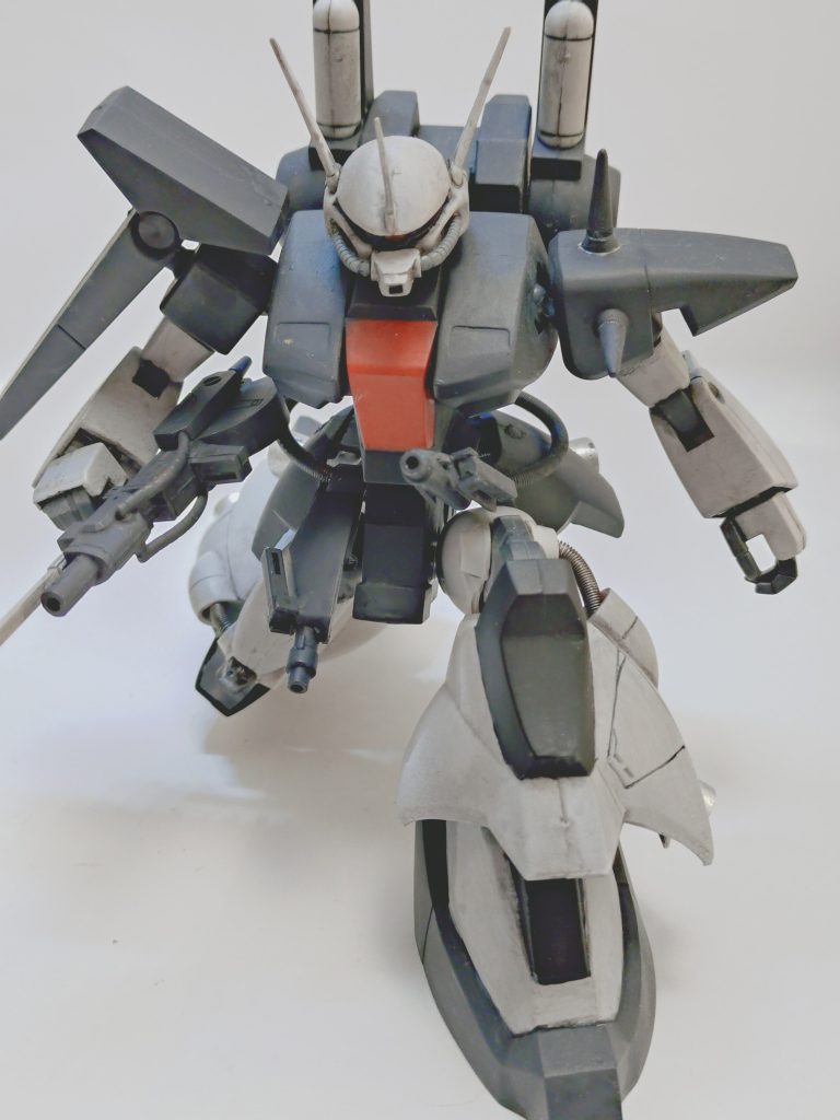 旧キット1/144ザクⅢフル可動〜こだわり！膝立ち仕立て〜