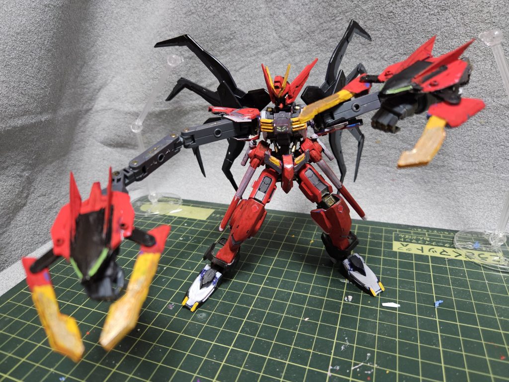 両腕を伸ばせば本家ヴァサーゴに近づけるかな?頑張りました