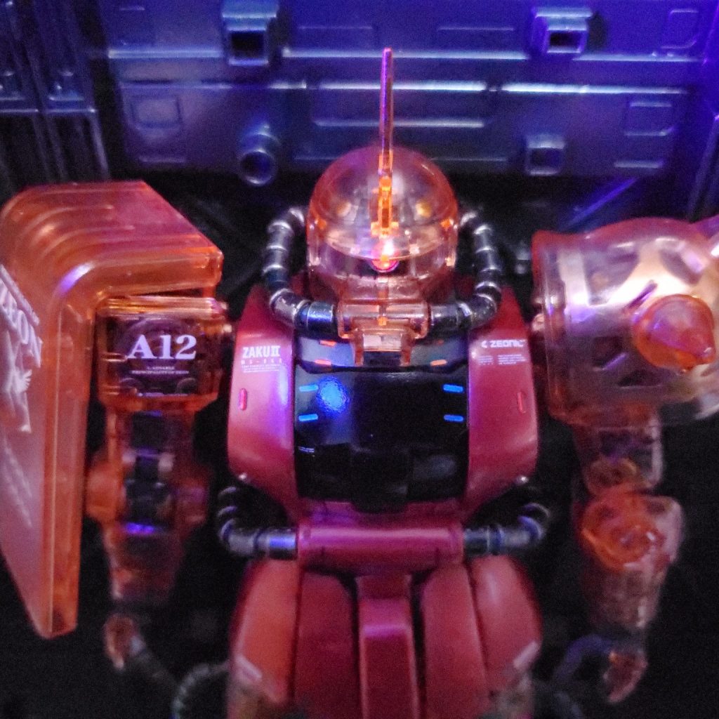 MGシャア専用ザクII 一番くじソリッドクリア｜mesomesoさんのガンプラ