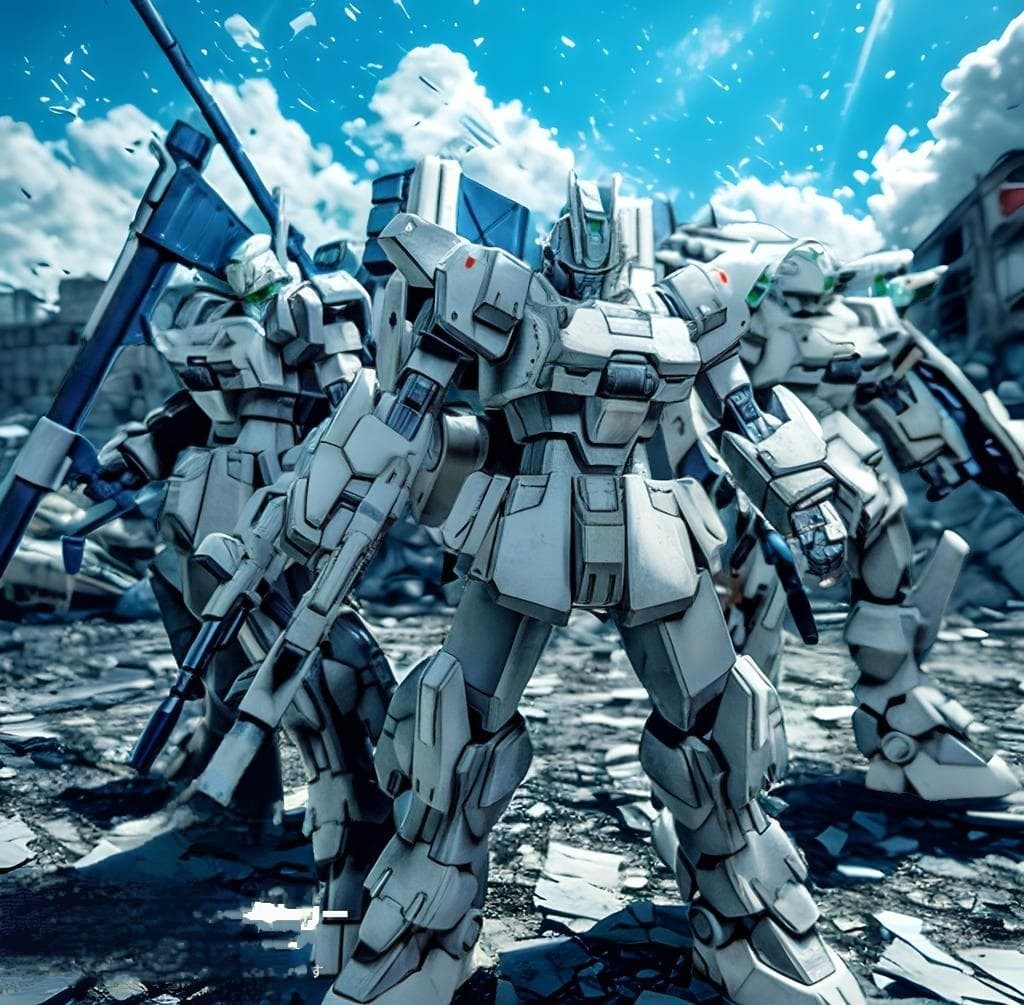HGBF  ガンダムEz-SR イントルーダー、エレミネーター、シャドウファントム『ver.私生活が、極貧の翔姫』