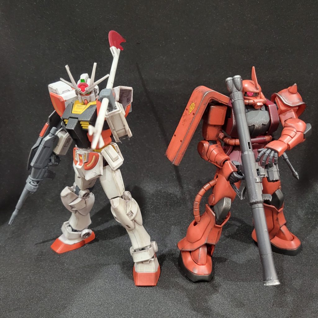 ラーガンダム&シャア専用ザクII