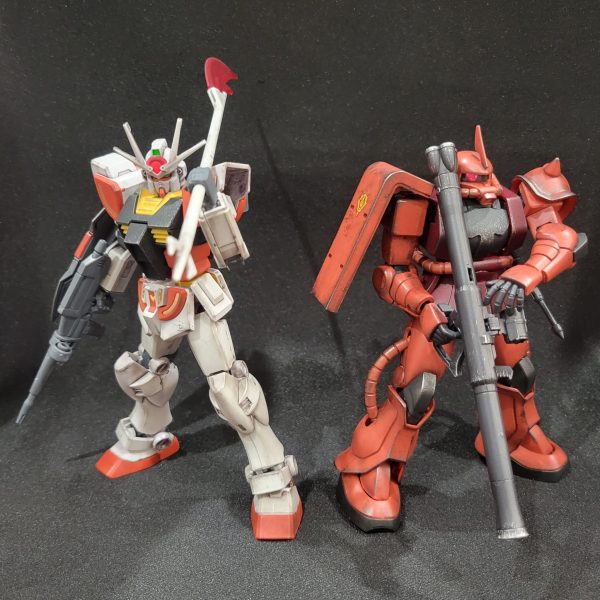 ラーガンダム&シャア専用ザクII