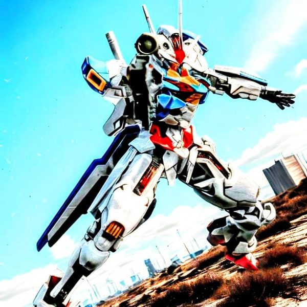 地震により大破した。HG ガンダムエアリアル