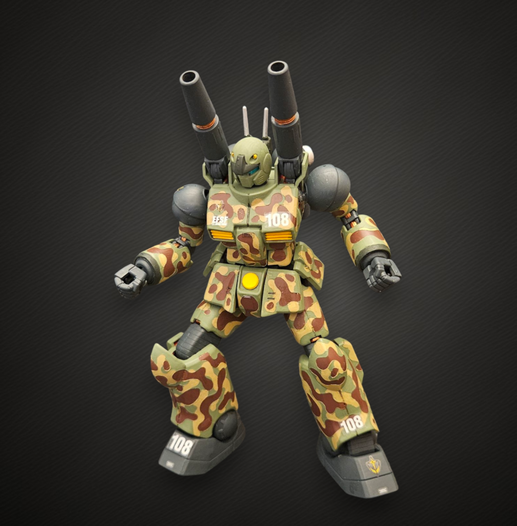 グーで構えたポーズ