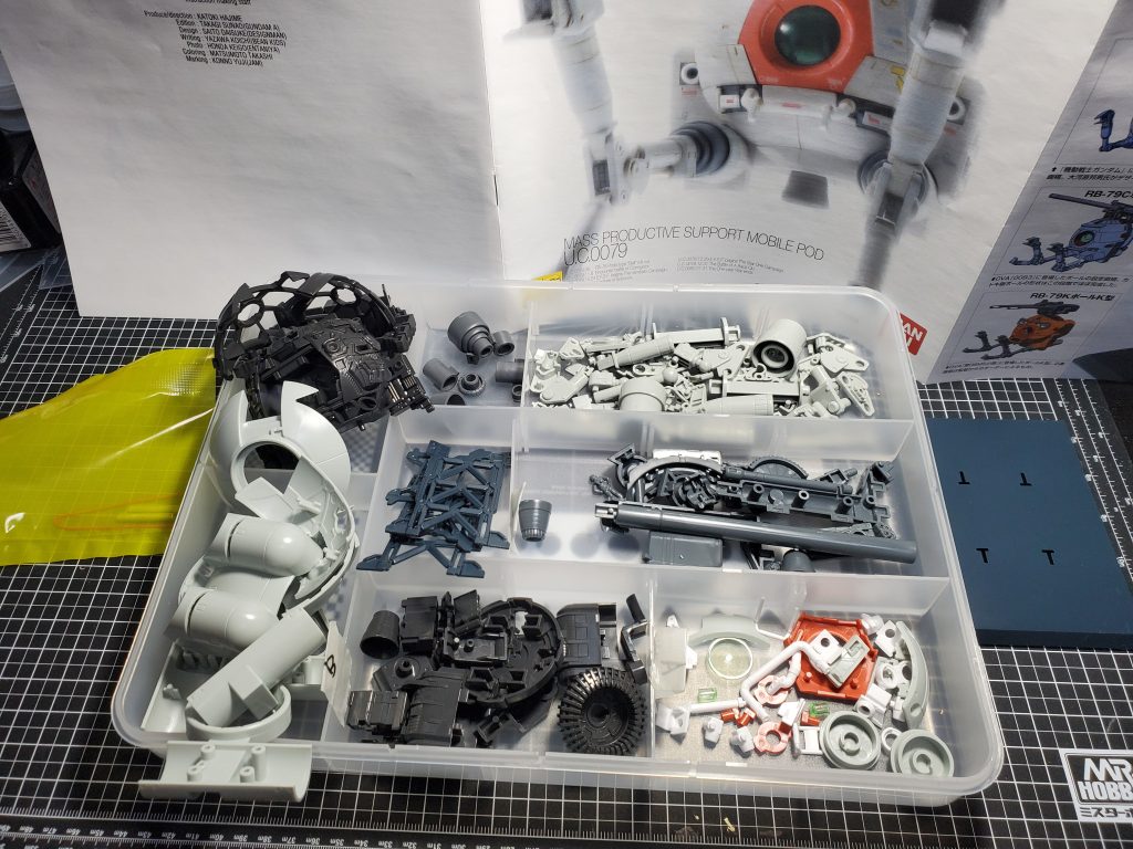 パーツ数は少なく、非常に作りやすかったです。