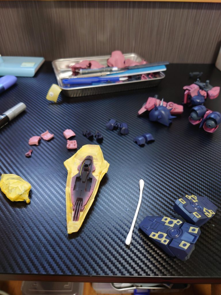 まあ、見えないところも一応塗り分け