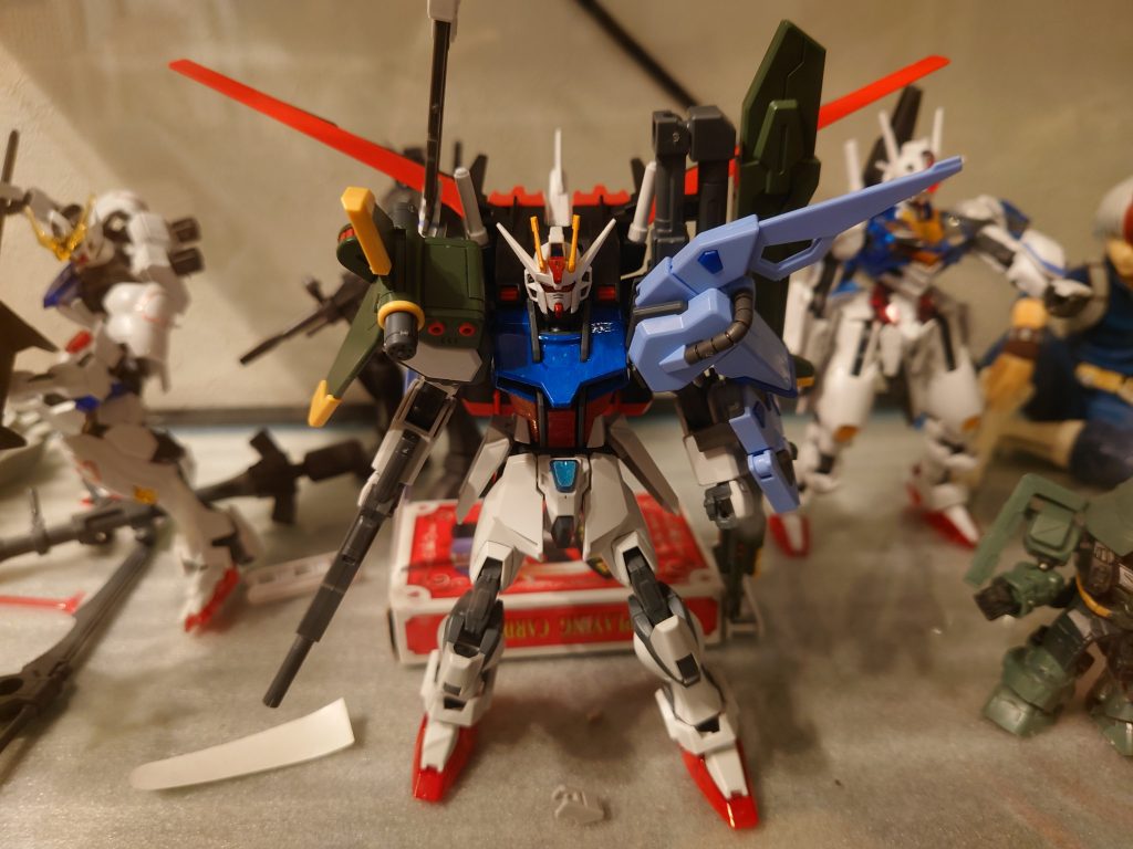 パーフェクトストライクガンダムの出撃シーンの再現