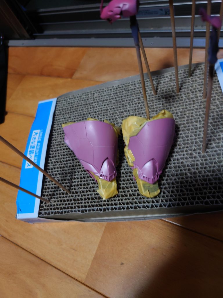 後ハメできなかったのでマスキングで対応