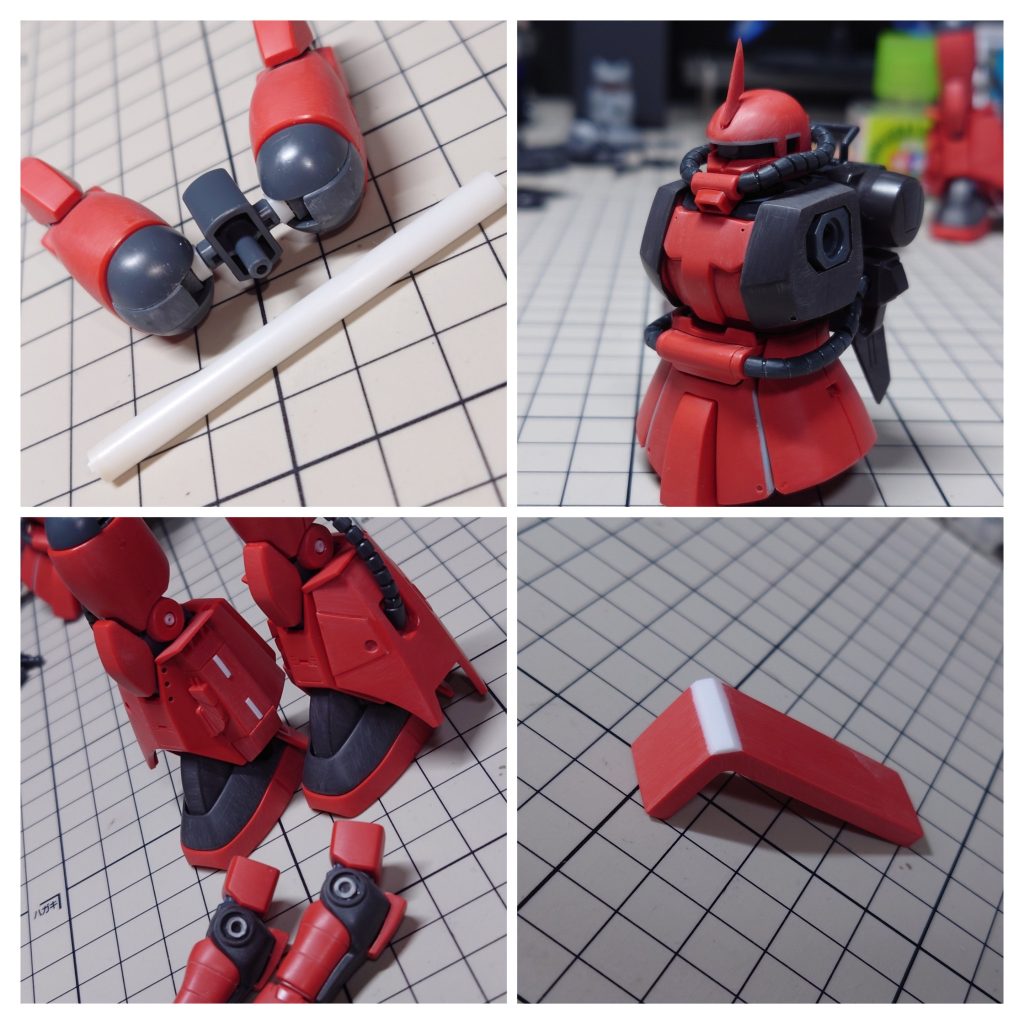 弄った箇所です。プラパイプも数種類あると便利です。