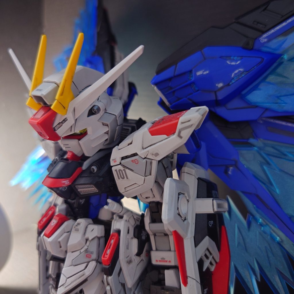 SDMG フリーダムガンダム　（素組＆ガンダムマーカースミ入れペン使用）