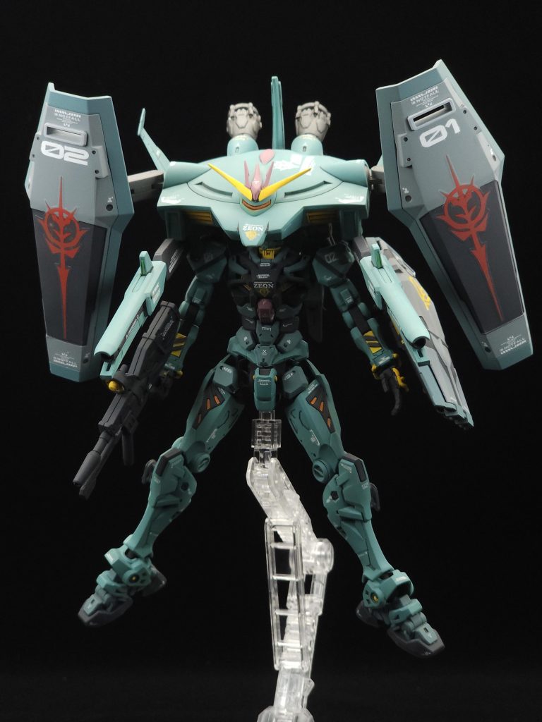 フォビドゥンガンダムの形状がエ〇メスに似てると思いミキシングしました