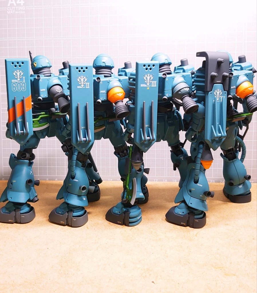 バックショット。たぶんこれらの機体がヨーツンに配備されていたらルウムでは大活躍してたと思いますwご覧いただき、ありがとうございました!クスッとして貰えたらうれしいです(´ 3`)